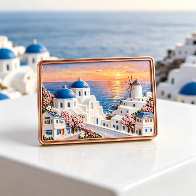 Free Design 3D Logo Wholesale Souvenir Die Cast Aluminum Soft Enamel Fridge Magnets & Promotional Gift