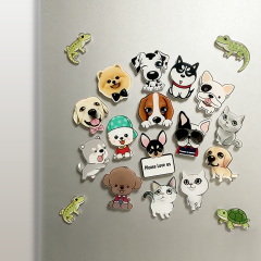 Wholesale Cheap Gifts Refrigerator Magnet Souvenir Custom Printed logo clear Acrylic Fridge Magnets
