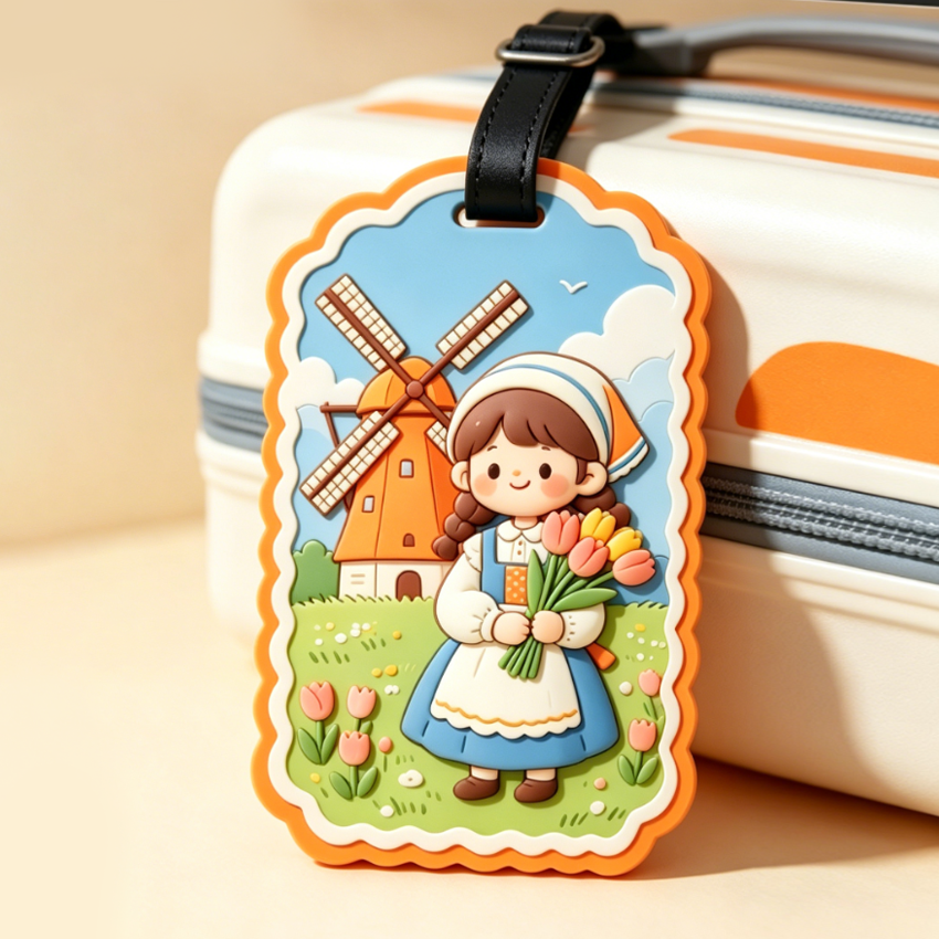 Creative Custom Shape PVC Luggage Tags Personalized 3D Silicone Rubber Bag Tags Unique Suitcase Identification Tags,Zhongshan Yutang Craft Gifts Co., Ltd.，KeyChains+medal+Fridge Magnet,Creative Custom Shape PVC Luggage Tags Personalized 3D Silicone Rubber Bag Tags Unique Suitcase Identification Tags