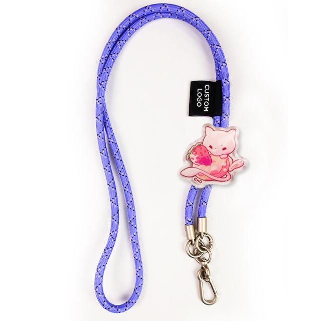 Custom Universal Cell Phone Strap Heavy Duty Woven Round Cross Body Strap Lanyard Nylon Mobile,Zhongshan Yutang Craft Gifts Co., Ltd.，KeyChains+medal+Fridge Magnet,Custom Universal Cell Phone Strap Heavy Duty Woven Round Cross Body Strap Lanyard Nylon Mobile