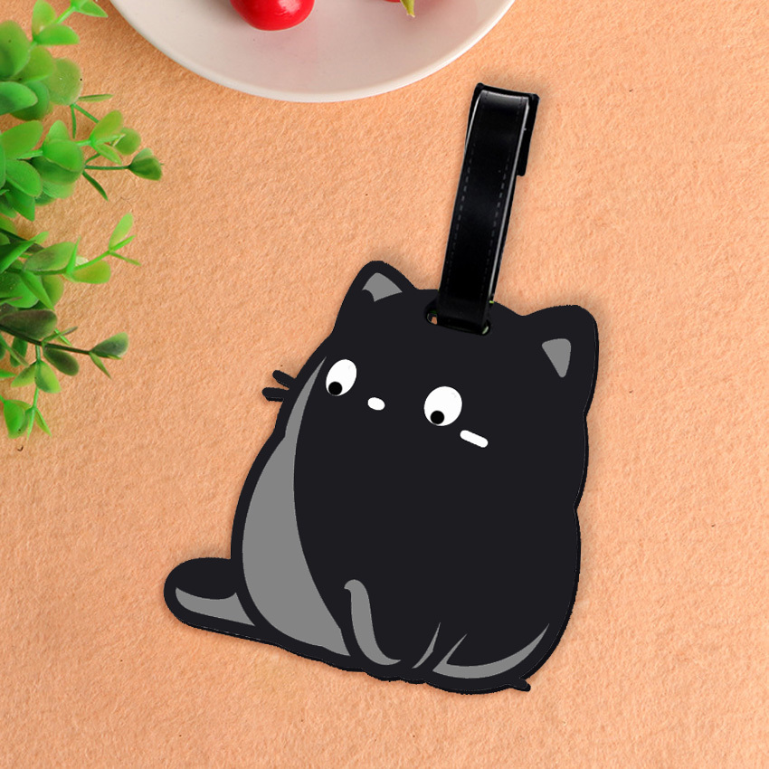 Custom Brand Rubber Debossed Name logo Print Soft Pvc Golf Bag Tag