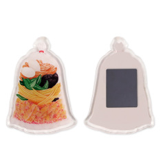 Wholesale Cheap Gifts Refrigerator Magnet Souvenir Custom Printed logo clear Acrylic Fridge Magnets