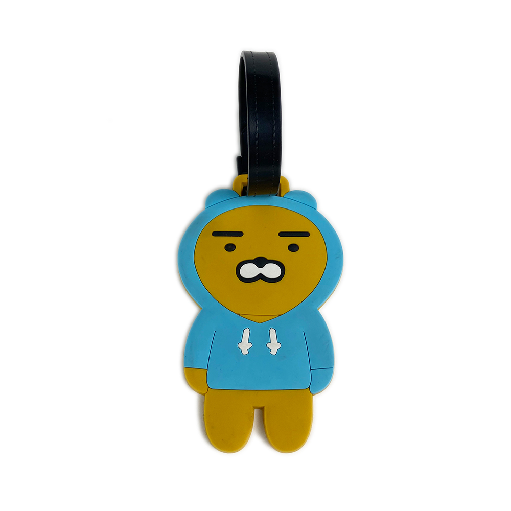 Factory Custom logo Children Name Id Large Embossed Pvc Adventure Luggage Tag