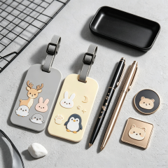 Wholesale Promotional Custom logo Printed Portable Travel Label Baggage Boarding Bag Luggage Tag