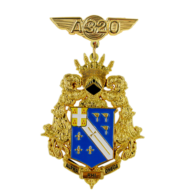 Wholesale Cheap Zinc Alloy Honor Badge Brooch Pin Custom Metal logo Honor Medal,Zhongshan Yutang Craft Gifts Co., Ltd.，KeyChains+medal+Fridge Magnet,Wholesale Cheap Zinc Alloy Honor Badge Brooch Pin Custom Metal logo Honor Medal