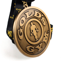 Factory Custom logo Enamel Antique Gold Armwrestling Fitness Cap Medal for Bag,Zhongshan Yutang Craft Gifts Co., Ltd.，KeyChains+medal+Fridge Magnet,Factory Custom logo Enamel Antique Gold Armwrestling Fitness Cap Medal for Bag