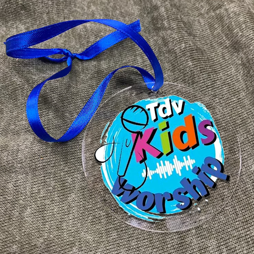 Wholesale China Cheap Sublimation Printed Logo Plastic Sport Medallions Running Acrylic Award Medals and Ribbons,Zhongshan Yutang Craft Gifts Co., Ltd.，KeyChains+medal+Fridge Magnet,Wholesale China Cheap Sublimation Printed Logo Plastic Sport Medallions Running Acrylic Award Medals and Ribbons