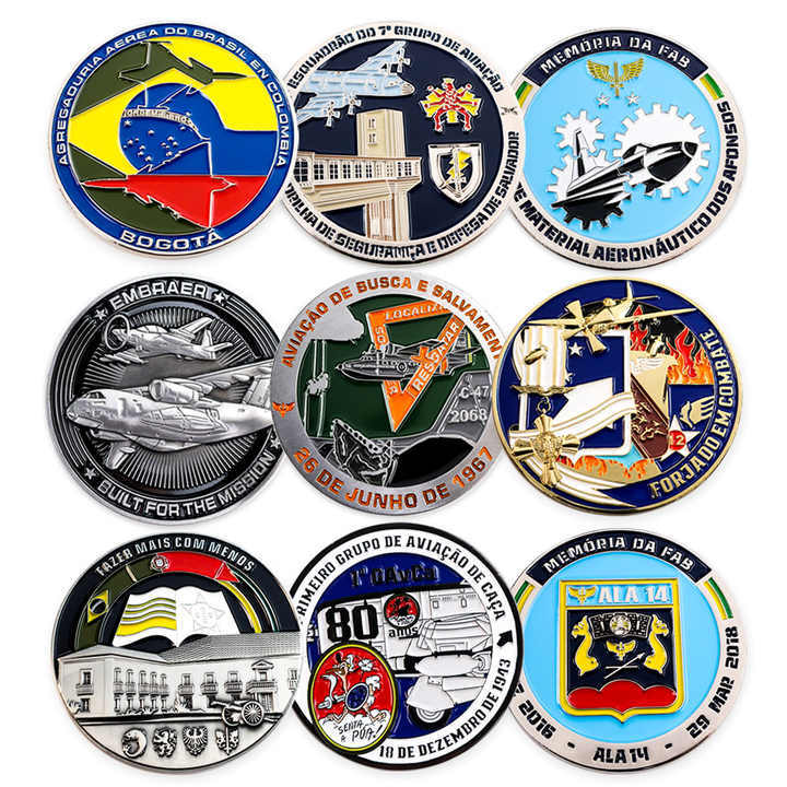 Custom Laser Engraving Brazil Souvenir Coin Maker Customized Metal Commemorative Challenge Coin,Zhongshan Yutang Craft Gifts Co., Ltd.，KeyChains+medal+Fridge Magnet,Custom Laser Engraving Brazil Souvenir Coin Maker Customized Metal Commemorative Challenge Coin