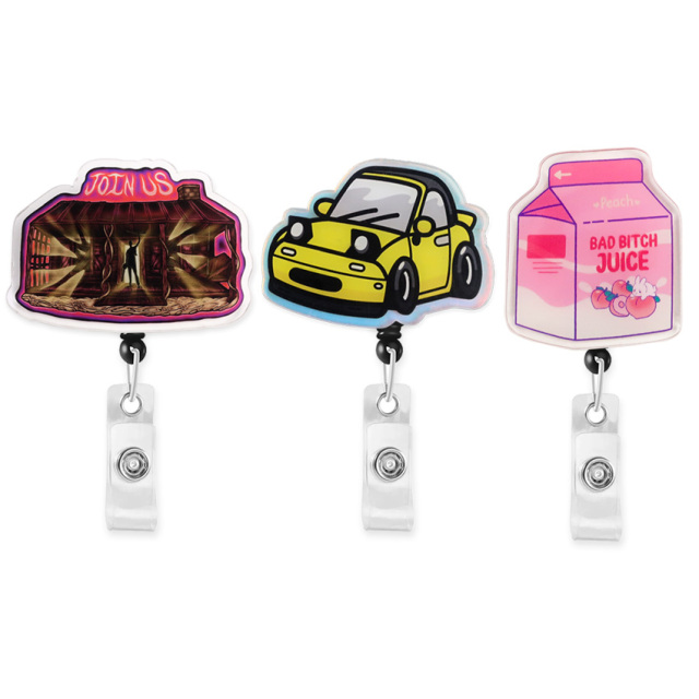 Custom Cartoon Badge Reel Retractable Id Lanyard Name Tag Card Badge Holder Clip Doctor Nurse Office Supplies Credential Holder,Zhongshan Yutang Craft Gifts Co., Ltd.，KeyChains+medal+Fridge Magnet,Custom Cartoon Badge Reel Retractable Id Lanyard Name Tag Card Badge Holder Clip Doctor Nurse Office Supplies Credential Holder
