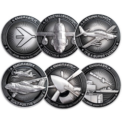 Custom Laser Engraving Brazil Souvenir Coin Maker Customized Metal Commemorative Challenge Coin,Zhongshan Yutang Craft Gifts Co., Ltd.，KeyChains+medal+Fridge Magnet,Custom Laser Engraving Brazil Souvenir Coin Maker Customized Metal Commemorative Challenge Coin