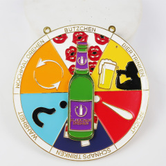 Custom Cheap Metal Spinner Medallion Necklace Spinning Award Medal Spin with Ribbon,Zhongshan Yutang Craft Gifts Co., Ltd.，KeyChains+medal+Fridge Magnet,Custom Cheap Metal Spinner Medallion Necklace Spinning Award Medal Spin with Ribbon