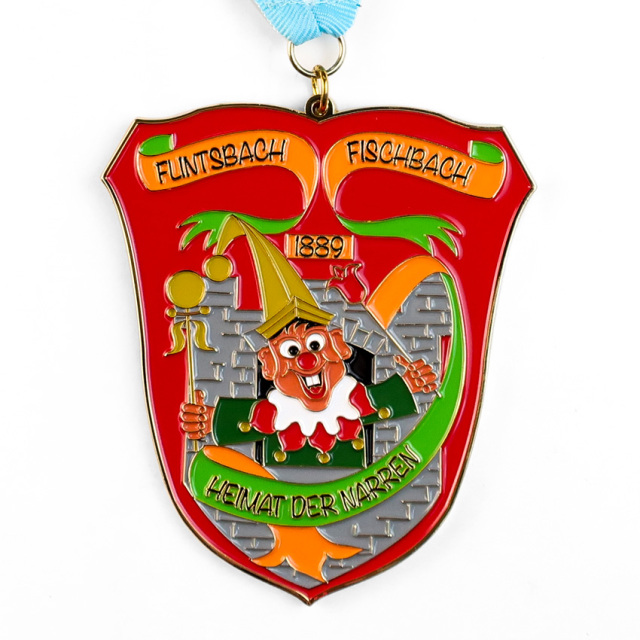 Wholesale Customized Zinc Alloy Metal Medallion German Carneval Medals with Enamel Casting Technique From Award Manufacturer,Zhongshan Yutang Craft Gifts Co., Ltd.，KeyChains+medal+Fridge Magnet,Wholesale Customized Zinc Alloy Metal Medallion German Carneval Medals with Enamel Casting Technique From Award Manufacturer