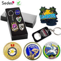 Wholesale Personalized Collectible Coin Custom logo Travel Tourist Souvenir Metal Magnet Enamel Pin Keychain Set with Box,Zhongshan Yutang Craft Gifts Co., Ltd.，KeyChains+medal+Fridge Magnet,Wholesale Personalized Collectible Coin Custom logo Travel Tourist Souvenir Metal Magnet Enamel Pin Keychain Set with Box