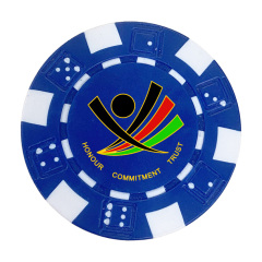 Personalised  Printed logo Plastic Coin Custom Decal Poker Chips Set,Zhongshan Yutang Craft Gifts Co., Ltd.，KeyChains+medal+Fridge Magnet,Personalised  Printed logo Plastic Coin Custom Decal Poker Chips Set