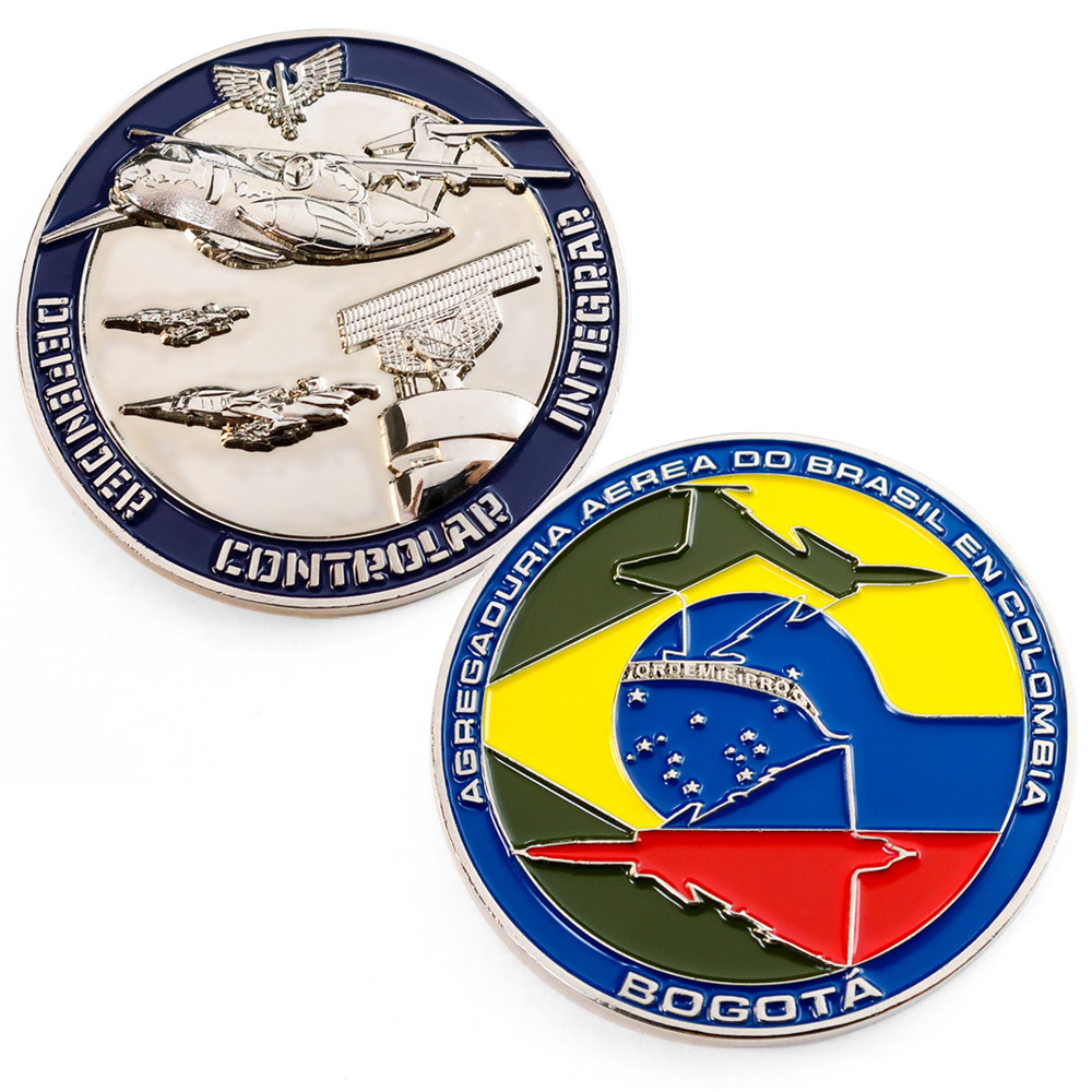Custom Laser Engraving Brazil Souvenir Coin Maker Customized Metal Commemorative Challenge Coin,Zhongshan Yutang Craft Gifts Co., Ltd.，KeyChains+medal+Fridge Magnet,Custom Laser Engraving Brazil Souvenir Coin Maker Customized Metal Commemorative Challenge Coin
