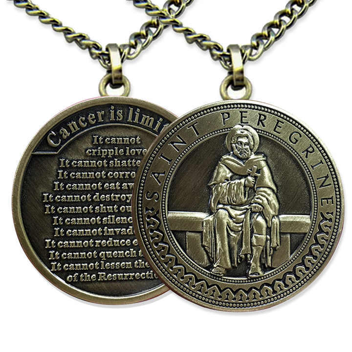 Custom Catholic Medallions Metal Double Sided Personalized Saint Medal Pendant,Zhongshan Yutang Craft Gifts Co., Ltd.，KeyChains+medal+Fridge Magnet,Custom Catholic Medallions Metal Double Sided Personalized Saint Medal Pendant