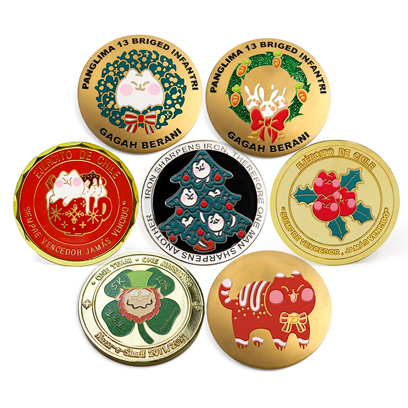 Custom Metal Crafts Collectable Gold Silver Plated Challenge Coins Christian Santa Wishing Coin,Zhongshan Yutang Craft Gifts Co., Ltd.，KeyChains+medal+Fridge Magnet,Custom Metal Crafts Collectable Gold Silver Plated Challenge Coins Christian Santa Wishing Coin