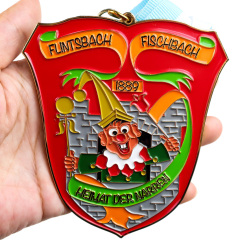 Wholesale Customized Zinc Alloy Metal Medallion German Carneval Medals with Enamel Casting Technique From Award Manufacturer,Zhongshan Yutang Craft Gifts Co., Ltd.，KeyChains+medal+Fridge Magnet,Wholesale Customized Zinc Alloy Metal Medallion German Carneval Medals with Enamel Casting Technique From Award Manufacturer