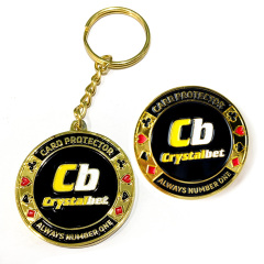 Custom Gold Plated Metal Poker Chip Guard Card Protector Coin and Poker Game Lucky Token Coin,Zhongshan Yutang Craft Gifts Co., Ltd.，KeyChains+medal+Fridge Magnet,Custom Gold Plated Metal Poker Chip Guard Card Protector Coin and Poker Game Lucky Token Coin