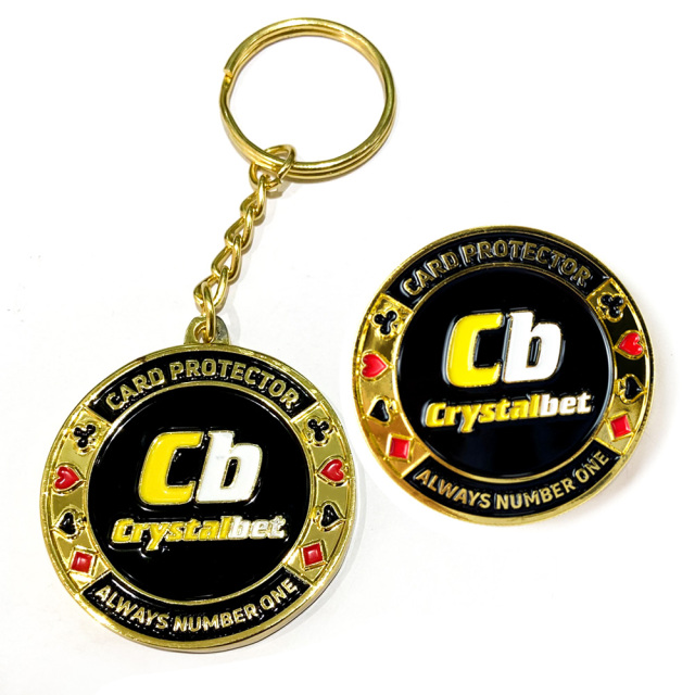 Custom Gold Plated Metal Poker Chip Guard Card Protector Coin and Poker Game Lucky Token Coin,Zhongshan Yutang Craft Gifts Co., Ltd.，KeyChains+medal+Fridge Magnet,Custom Gold Plated Metal Poker Chip Guard Card Protector Coin and Poker Game Lucky Token Coin