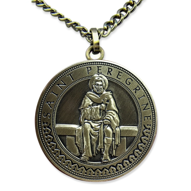 Custom Catholic Medallions Metal Double Sided Personalized Saint Medal Pendant,Zhongshan Yutang Craft Gifts Co., Ltd.，KeyChains+medal+Fridge Magnet,Custom Catholic Medallions Metal Double Sided Personalized Saint Medal Pendant