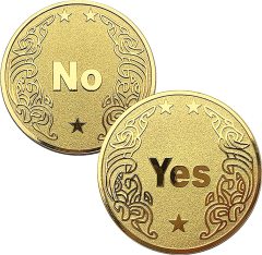 Custom Gold Sliver Plated Yes No Decision Coin Commemorative Coin Souvenir Challenge Collectible Coins Collection Metal Craft,Zhongshan Yutang Craft Gifts Co., Ltd.，KeyChains+medal+Fridge Magnet,Custom Gold Sliver Plated Yes No Decision Coin Commemorative Coin Souvenir Challenge Collectible Coins Collection Metal Craft