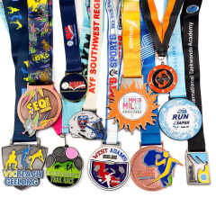 Manufactures Marathon Race Finisher 5K Running Award Custom Metal Craft Sport Medals With Ribbon,Zhongshan Yutang Craft Gifts Co., Ltd.，KeyChains+medal+Fridge Magnet,Manufactures Marathon Race Finisher 5K Running Award Custom Metal Craft Sport Medals With Ribbon