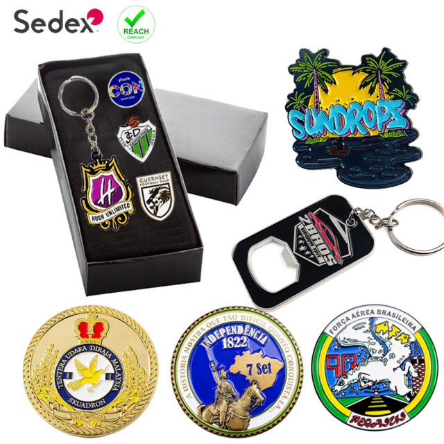 Wholesale Personalized Collectible Coin Custom logo Travel Tourist Souvenir Metal Magnet Enamel Pin Keychain Set with Box,Zhongshan Yutang Craft Gifts Co., Ltd.，KeyChains+medal+Fridge Magnet,Wholesale Personalized Collectible Coin Custom logo Travel Tourist Souvenir Metal Magnet Enamel Pin Keychain Set with Box