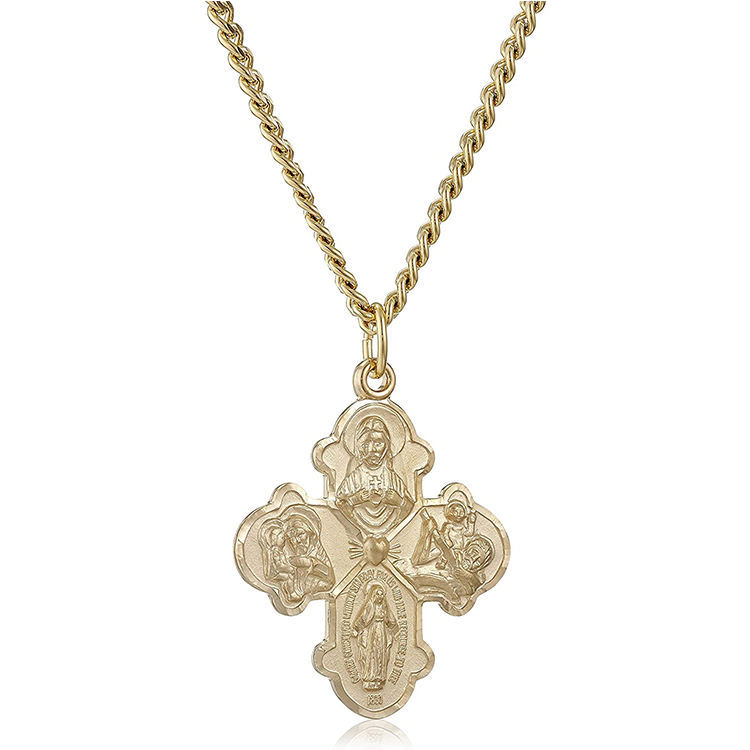 Custom Catholic Medallions Metal Double Sided Personalized Saint Medal Pendant,Zhongshan Yutang Craft Gifts Co., Ltd.，KeyChains+medal+Fridge Magnet,Custom Catholic Medallions Metal Double Sided Personalized Saint Medal Pendant