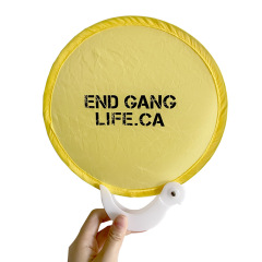 Personalized Business logo Nylon Held Hand Fans Custom Printed Folding Flying Disc,MY SHOP,Personalized Business logo Nylon Held Hand Fans Custom Printed Folding Flying Disc
