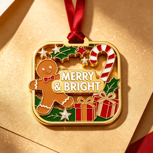 Wholesale Custom Metal Christmas Hanging Ornaments Bulk Laser Engraved 2026 Decor,MY SHOP,Wholesale Custom Metal Christmas Hanging Ornaments Bulk Laser Engraved 2026 Decor
