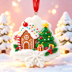 Bulk Custom Hard Resin Christmas Ornaments Eco-Friendly Handmade Hanging Decor 2026,MY SHOP,Bulk Custom Hard Resin Christmas Ornaments Eco-Friendly Handmade Hanging Decor 2026