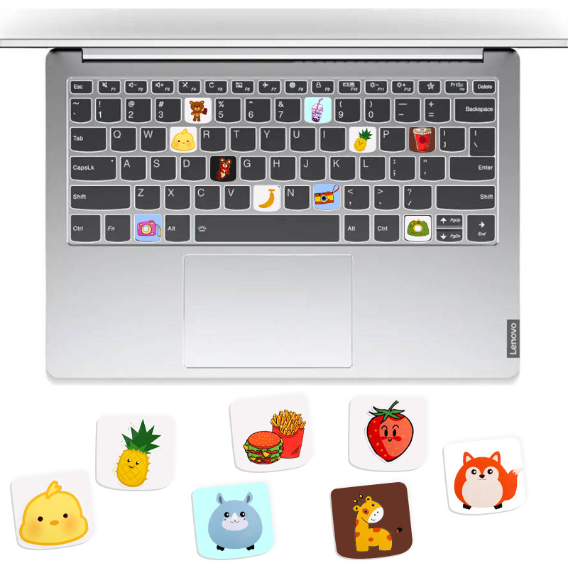 Custom Promotional Transfer Laptop Keyboard Label Stickers Printer Decorative Cartoon Stickers,MY SHOP,Custom Promotional Transfer Laptop Keyboard Label Stickers Printer Decorative Cartoon Stickers