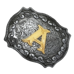 Fashion Vintage Golden Letter Floral Initial Letters A-Z Mens Hip Hop Cowboy Waist Indian Metal Customized Belt Buckle,MY SHOP,Fashion Vintage Golden Letter Floral Initial Letters A-Z Mens Hip Hop Cowboy Waist Indian Metal Customized Belt Buckle