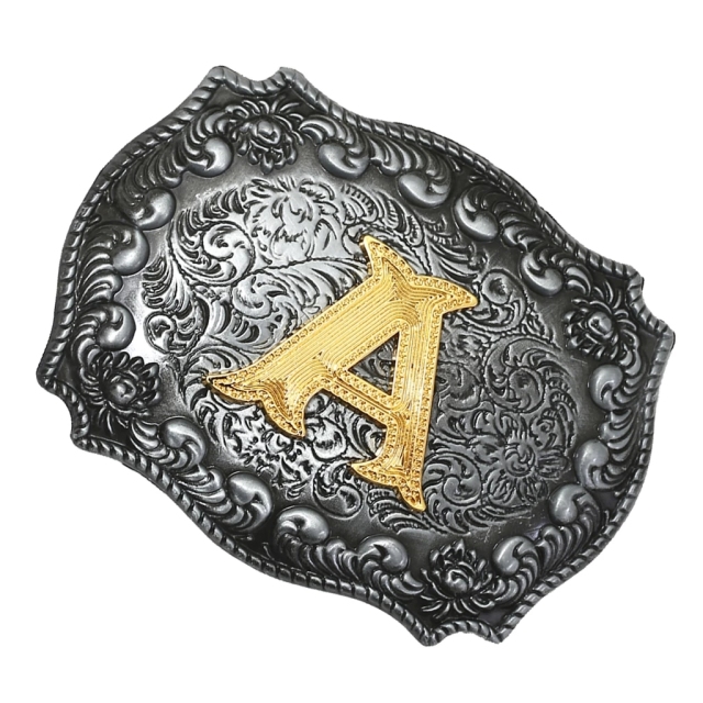 Fashion Vintage Golden Letter Floral Initial Letters A-Z Mens Hip Hop Cowboy Waist Indian Metal Customized Belt Buckle,MY SHOP,Fashion Vintage Golden Letter Floral Initial Letters A-Z Mens Hip Hop Cowboy Waist Indian Metal Customized Belt Buckle