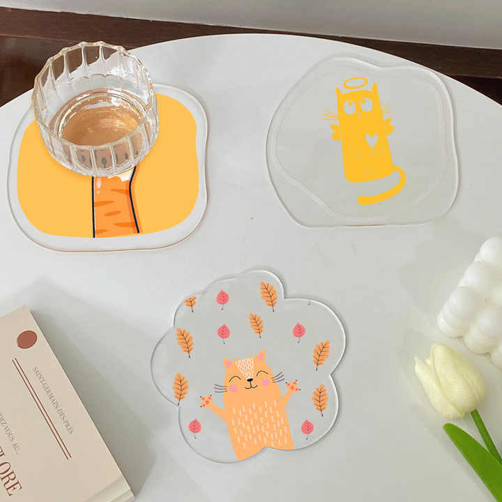 High Quality Custom Engraving Printed logo Cute Acrylic Flower Coasters clear Holder Wholesale,MY SHOP,High Quality Custom Engraving Printed logo Cute Acrylic Flower Coasters clear Holder Wholesale
