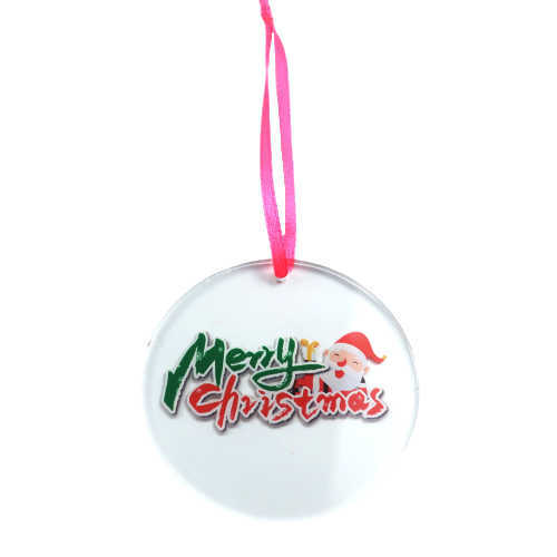 Personalised Sublimation Oem Plastic Acrylic Craft Tree Pendant Christmas Ornament,MY SHOP,Personalised Sublimation Oem Plastic Acrylic Craft Tree Pendant Christmas Ornament