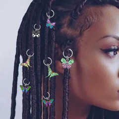 Custom Charms Hair Braid Dread Dreadlock Beads Clips African Braids Cuffs Rings Diy Hip Hop Style Jewelry Accessories Styling,MY SHOP,Custom Charms Hair Braid Dread Dreadlock Beads Clips African Braids Cuffs Rings Diy Hip Hop Style Jewelry Accessories Styling
