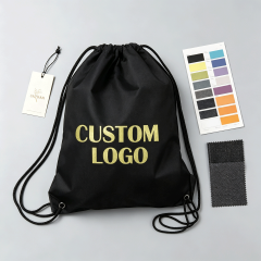 Free Custom Logo Black Polyester Drawstring Backpack Gym Yoga Sports Bag Bulk,MY SHOP,Free Custom Logo Black Polyester Drawstring Backpack Gym Yoga Sports Bag Bulk