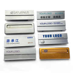 Wholesale Custom Hotel Employee Aluminium Alloy Metal Name Tag Magnetic Staff Sublimation Custom logo Name Badge,MY SHOP,Wholesale Custom Hotel Employee Aluminium Alloy Metal Name Tag Magnetic Staff Sublimation Custom logo Name Badge