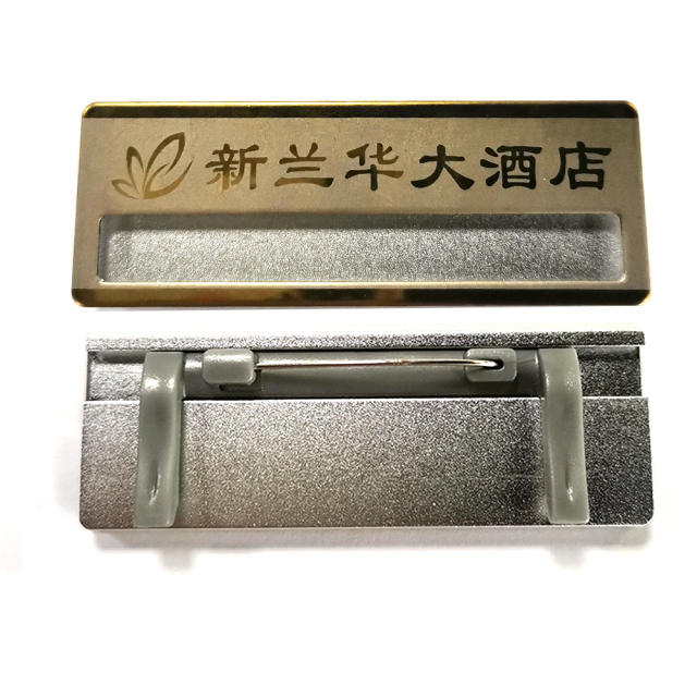 Wholesale Aluminium Alloy Name Brand Pins Metal Employee Metal Nametag Name Badge Custom,MY SHOP,Wholesale Aluminium Alloy Name Brand Pins Metal Employee Metal Nametag Name Badge Custom