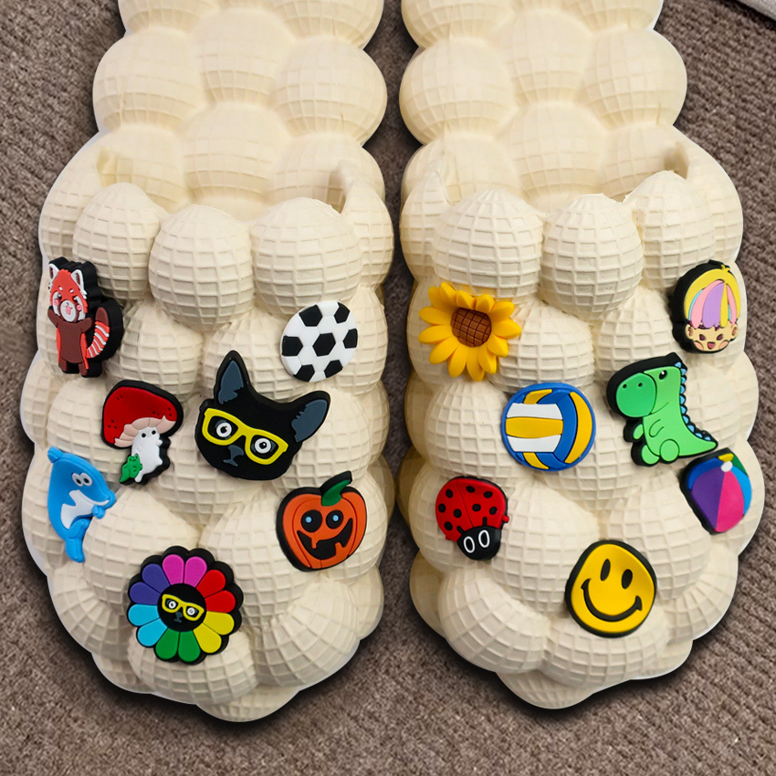 Wholesale Custom Designer Unisex Summer Slides Massage Cloud Bubble Shoes Charms Accessories,MY SHOP,Wholesale Custom Designer Unisex Summer Slides Massage Cloud Bubble Shoes Charms Accessories