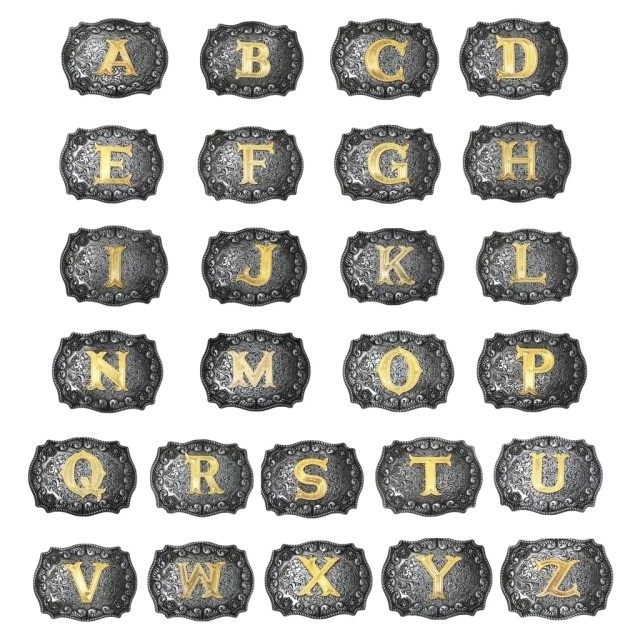 Fashion Vintage Golden Letter Floral Initial Letters A-Z Mens Hip Hop Cowboy Waist Indian Metal Customized Belt Buckle,MY SHOP,Fashion Vintage Golden Letter Floral Initial Letters A-Z Mens Hip Hop Cowboy Waist Indian Metal Customized Belt Buckle