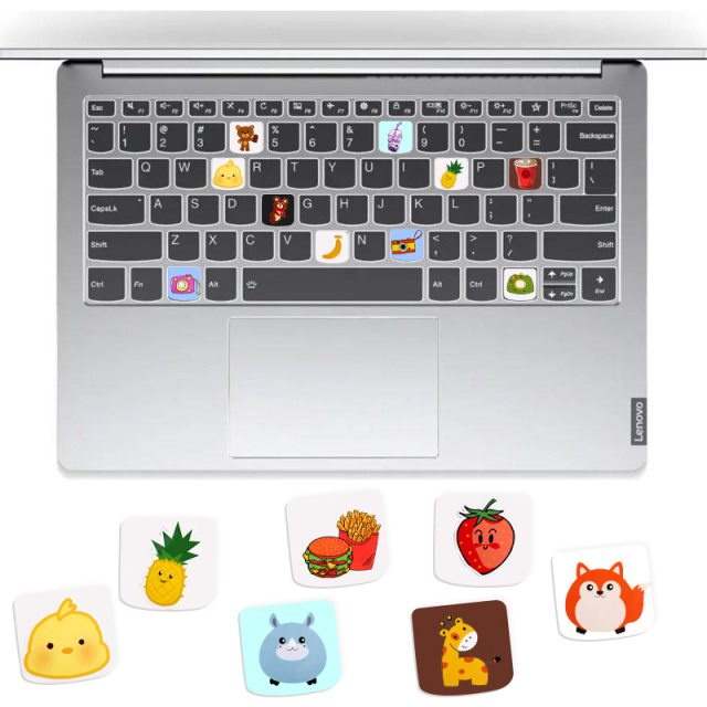 Custom Promotional Printing Cartoon Anime Laptop Keyboard Label Sticker Decorative Stickers for Universal Keyboard,MY SHOP,Custom Promotional Printing Cartoon Anime Laptop Keyboard Label Sticker Decorative Stickers for Universal Keyboard