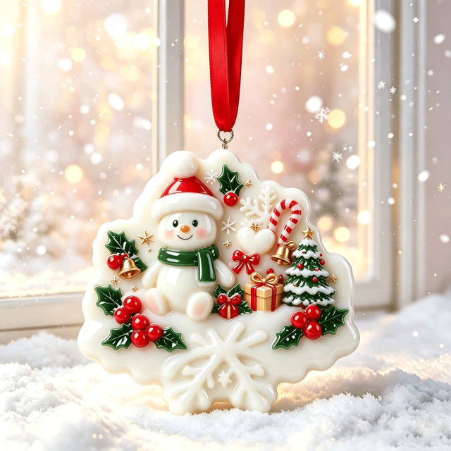 Wholesale Luxury Resin Christmas Ornaments 3D Handmade Custom Hanging Decor,MY SHOP,Wholesale Luxury Resin Christmas Ornaments 3D Handmade Custom Hanging Decor
