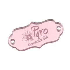 Cheap Custom logo Double Sided Engraved Plastic Acrylic Equipment Nameplates for Bags,MY SHOP,Cheap Custom logo Double Sided Engraved Plastic Acrylic Equipment Nameplates for Bags