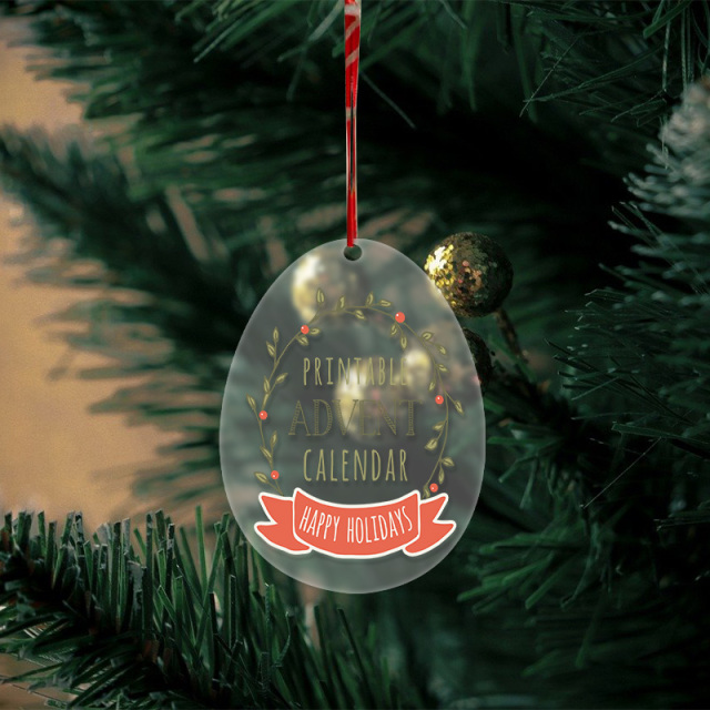 Personalised Sublimation Oem Plastic Acrylic Craft Tree Pendant Christmas Ornament,MY SHOP,Personalised Sublimation Oem Plastic Acrylic Craft Tree Pendant Christmas Ornament
