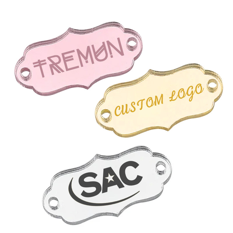 Cheap Custom logo Double Sided Engraved Plastic Acrylic Equipment Nameplates for Bags,MY SHOP,Cheap Custom logo Double Sided Engraved Plastic Acrylic Equipment Nameplates for Bags