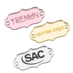 Cheap Custom logo Double Sided Engraved Plastic Acrylic Equipment Nameplates for Bags,MY SHOP,Cheap Custom logo Double Sided Engraved Plastic Acrylic Equipment Nameplates for Bags