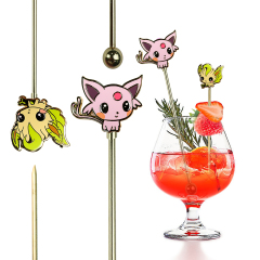 Custom Stirrer Swizzle Mixing Stick Stirring Rod Stainless Steel Long Handle Muddler bar Tool Accessories for Restaurant Party,Zhongshan Yutang Craft Gifts Co., Ltd.，KeyChains+medal+Fridge Magnet,Custom Stirrer Swizzle Mixing Stick Stirring Rod Stainless Steel Long Handle Muddler bar Tool Accessories for Restaurant Party